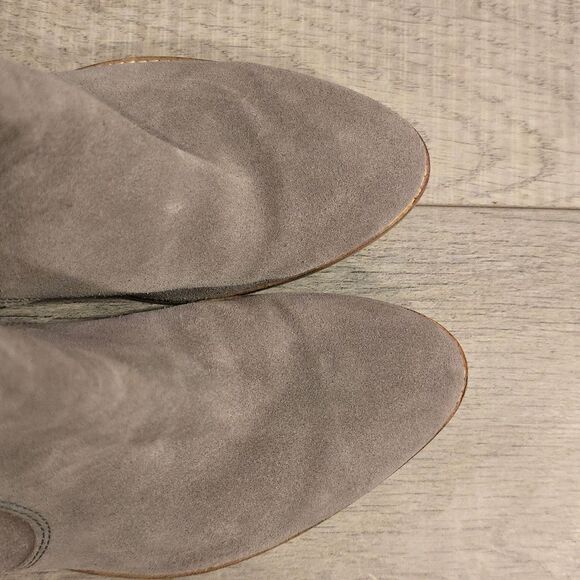 Sam Edelman Marielle Ankle Boots In grey suede 6.5 - Picture 3 of 8